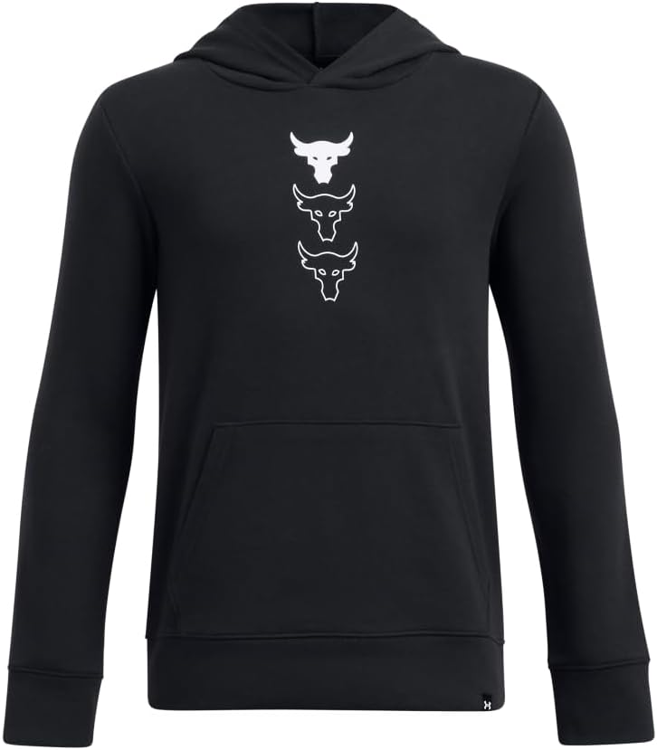 Under Armour Boys' Project Rock Payoff Rival Hoodie