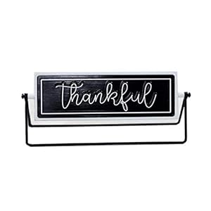 PARISLOFT 2 Sided Metal Tabletop Decor