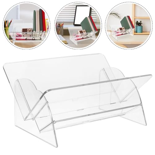 Decoración del hogar sofisticada con el estante de libros en V de material PET estable 8