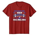 Lustiger Kegelsport Spruch Holz Holz Holz für Sportkegler T-Shirt
