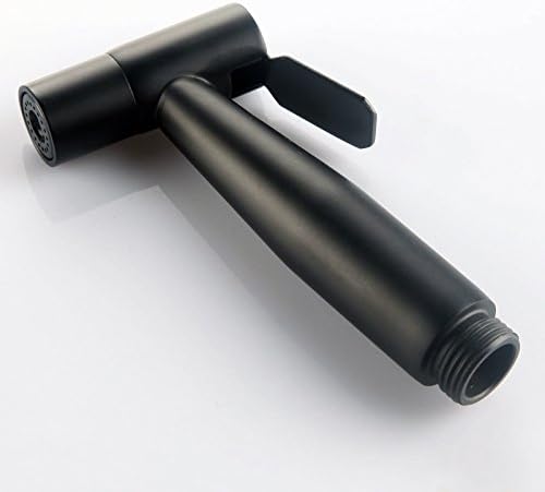 Shile Black Color Stainless Steel Handheld Bidet Sprayer Diaper Shattaf Douche Complete Bidet Set for Toilet Bathroom
