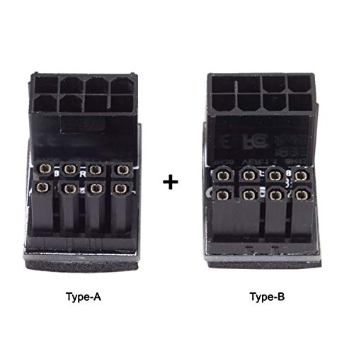 Chenyang CY-PW-009 Atx 8Pin Female To 8Pin Male 180 Degree Angled Adapter thumb #2