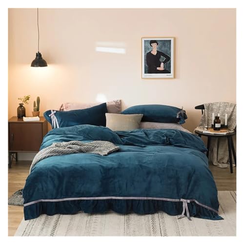 Couette Couvre-Lit Rose Bleu : Couverture de Lit pour Adulte et Enfant
