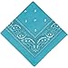Turquoise Cotton Bandana - 20