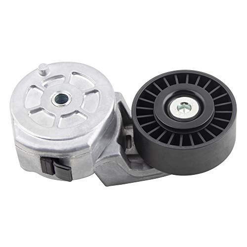 MYSMOT 38157 Belt Tensioner Assembly w/Pulley Fits for 1989-1993 DOD-GE D250 Base D350 Base / 1994-2002 DOD-GE Ram 2500 Base Ram 3500 Base / 1989-1993 DOD-GE W250 Base W350 Base (5.9L L6 DIESEL)
