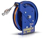 Coxreels EZ-SD-50 Safety Series Spring Rewind Static Discharge Cord Reel: 50' Cord