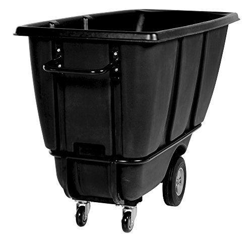 Carretilla plástica resistente tipo tilt de 73 lb 62x28x35 in miniatura 5