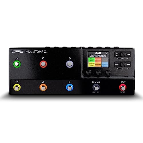 Line 6 HX Stomp XL multi-effects pedal with 8 footswitches
