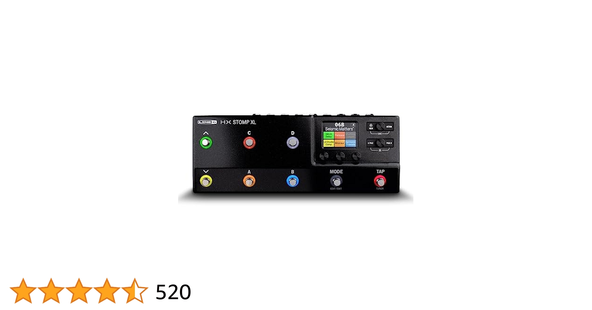 ギター LINE 6 HX STOMP XL Line 6 HX Stomp XL Guitar and Bass Multi Effects Pedal and