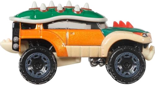 Hot Wheels Super Mario Bowser vehículo escala 1:64 miniatura 1