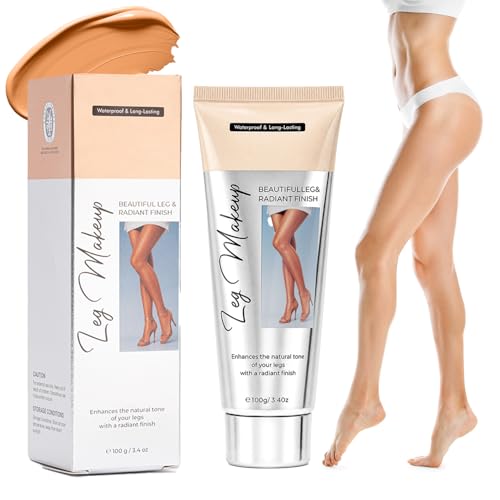 Fond de Teint Jambes Waterproof, Maquillage Jambes Varices Waterproof Couverture de Tatouage et de Cicatrices (#03)