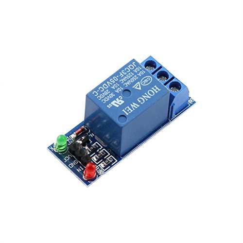 image for ZYAMY 5-Pack DC 5V 1 Channel Relay Module Interface Board Shield Low L