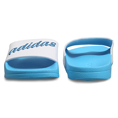Image of adidas Women ADILETTE SHOWER Synthetic Swim Slide FTWWHT /GOLDMT /BOGOLD | LUT50