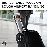 TSA Locks for Luggage, 2-Pc Durable Steel Padlock, Keyless Easy to Read 4-Digit Combination Lock for Backpacks, Travel Suitcases, Toolbox, Filing Cabinets, Baggage & Gym Locker, Black - Image 5