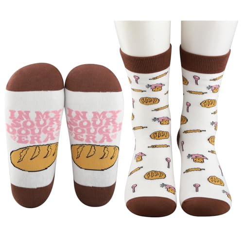 Calcetines de masa madre JNIAP pies cómodos al hornear pan