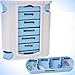 Produktbild Pillendose Pillenbox Tablettenbox **10 Stück** je 7 Tage a 4 Tageszeiten