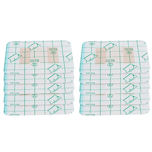 Bamjour Cubierta del Cordón Umbilical para Recién Nacido, 10 Piezas de Pegatina para el Ombligo del bebé, Banda para el Ombligo del bebé, Impermeable, para Nadar y Bañarse, Parche para el Cordón