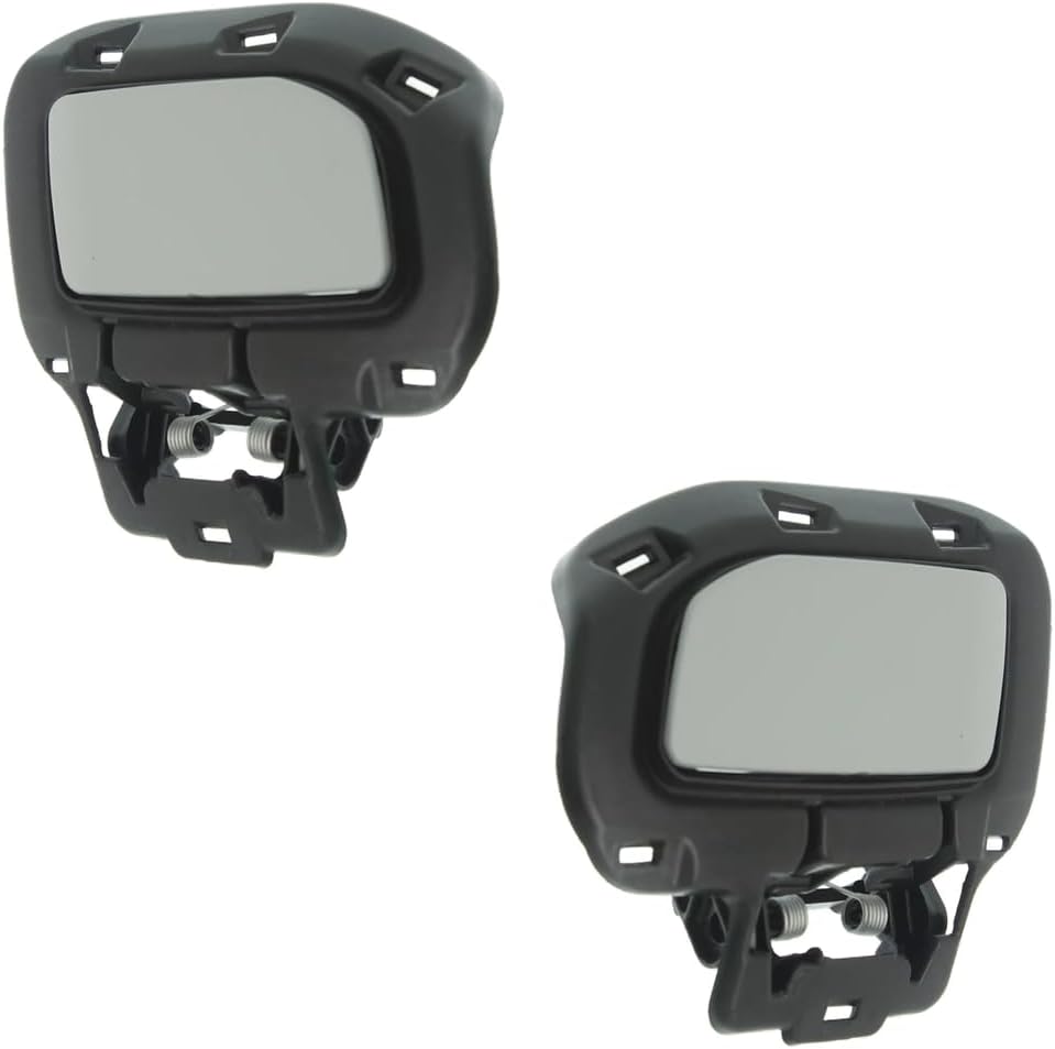 Rareelectrical New Pair Of Headlight Washer Cover Compatible With Land Rover Range Rover Evoque Prestige 4 Cyl 2.0L 2012-2019 By Ro1048100 Ro1049100 Lr036198 Lr036197