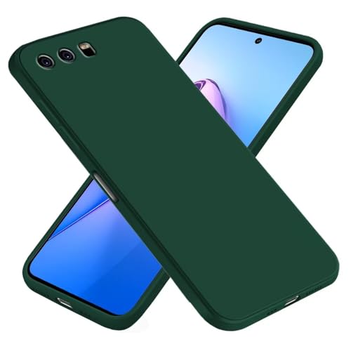 EASSGU Funda para Huawei P10 (5.1' Inches), Carcasa de Silicona Suave de TPU - Verde Oscuro