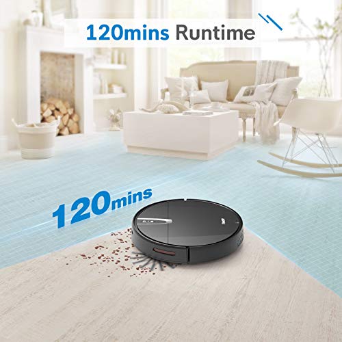 Saugroboter,Robit v3s Pro,2200Pa hohe Saugleistung, leise und schlank, 4400mAh Akku und selbstaufladend, 360°Smart… - Image 3