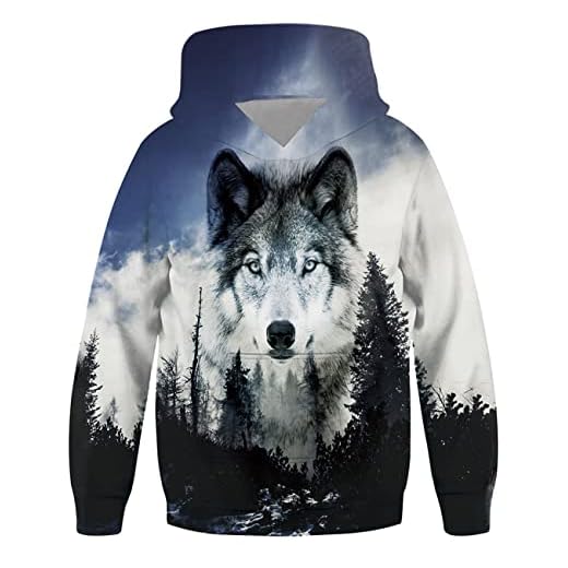 Freshhoodies, Pojkar flickor, huvtröja, 3D unisex, barn, huvtröja, långärmad tröja, hoodie med fickor.