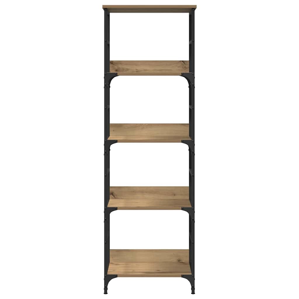 Generisch Bücherregal Artisan-Eiche 50x33x153 cm Holzwerkstoff,Möbel,Regalsysteme,Bücherregale Bücherschränke-857469
