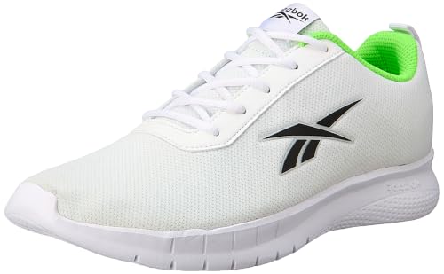 Reebok Men's Running Shoes White White / Black / Solar Lime - Image 2