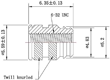 [initeq] #6-32 Threaded Heat Set Inserts for 3D Printing (20, Long)
