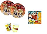juegos vegetales en ingles 20 servilletas de papel de Dragon Ball Goku y Vegeta, 33 x 33 cm