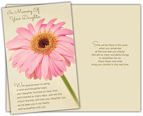 PLESIU Loss of Daughter Greeting Card