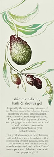 Crabtree & Evelyn Avocado Olive And Basil Revitalising Bath And Shower Gel, 8.5 Fl Oz #TOP6