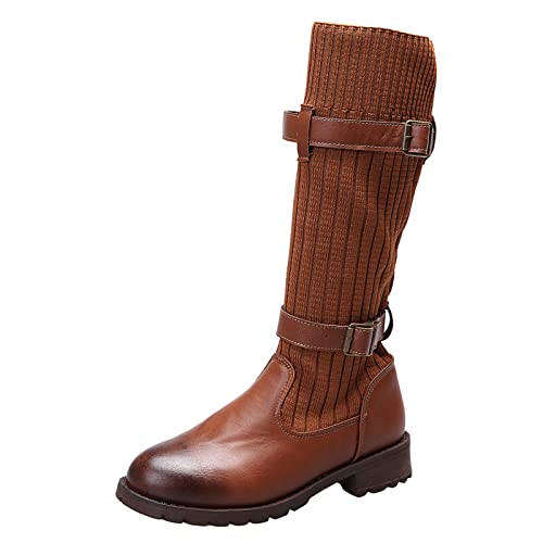 Chaussures rondes chaudes isolantes en maille avec boucle de maintien pour préserver la chaleur