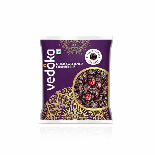 Image of Vedaka Premium Whole Dried Cranberries, 100g