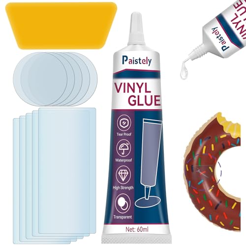 Paistely Kit Réparation Piscine, Kit Réparation Spa Gonflable, Kits Entretien Spa Étanche et Transparent, pour Matelas Pneumatiques, Structures Gonflables,...