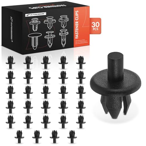 Clips de fixation nylon 8 mm pour réparer les garnitures cassées Mercedes Volvo Opel x30