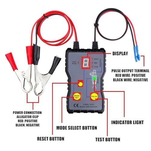Scanner de diagnostic 12V et testeur d'injecteur pour contrôle performance auto