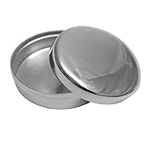 Zahndose Pillendose Haardose oval 6x5,5x2 cm Silber Plated versilbert in Premium Verarbeitung