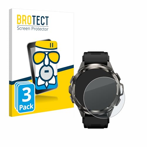 brotect Anti-Glare Glass Screen Protector Matte for Kospet Tank T3 Ultra (3 Pack) - Anti-Scratch 9H Protection Film