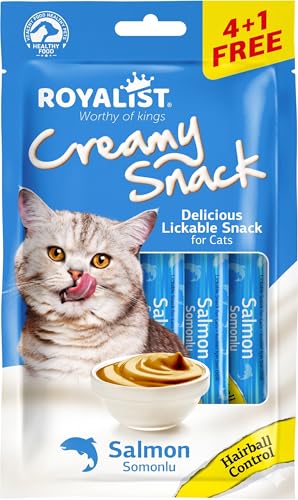 Royalist Creamy Snack Hairball Control Cat Treats Adult Cat Salmon 75g