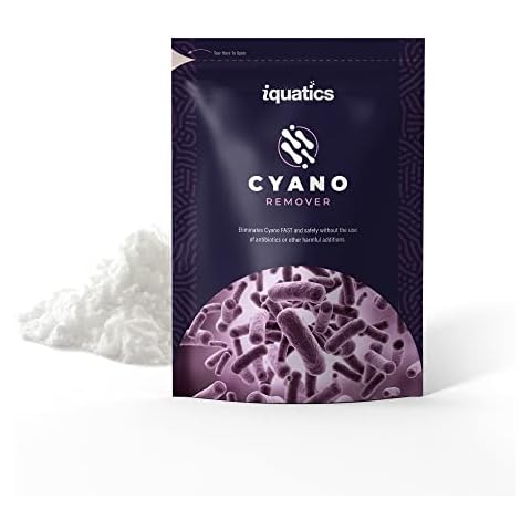 iQuatics Cyano Remover 75G Cyanobacteria Remover Red Slime Algae Marine Aquarium Reef Safe Cover