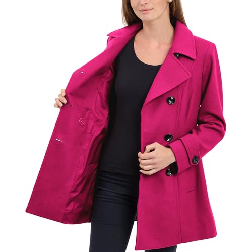 Image of Anne Klein Women's Classic Double Breasted Wool Coat