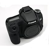 Materiale morbido in silicone: realizzato in silicone resistente e morbido di alta qualità. Il materiale anti-piegamento consente di impastare liberamente. La custodia in silicone è antiscivolo e non facile da danneggiare, protegge la fotocamera EOS 7D Mark II da graffi, danni e sporco. Super leggero, non aggiunge alcun peso per la fotocamera.