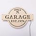 Custom Neon Garage Sign - Personalized Light Up LED Name Sign