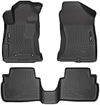 Husky Liners Weatherbeater Series | Front & 2nd Seat Floor Liners - Black | 99661 | Fits 2018-2021 Subaru Crosstrek, 2017-2022 Subaru Impreza 3 Pcs