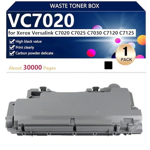 Bac de récupération de toner VC7020 pour impression nette sans trace compatible Xerox C7020 C7125