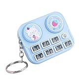 Generisch DJ Schlüsselanhänger | DJ Instrument Abspieler Anhänger | Musik Platten Miniatur | Für Rucksack Handtasche Reise Büro Pendeln Schule Unterwegs