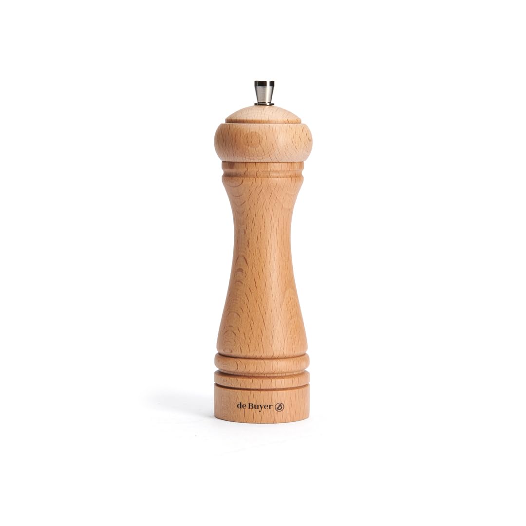DE BUYER P246.180101 Biberlik Java, doğal, 18 cm, açık renkli ahşap