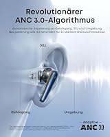 soundcore Liberty 5 by Anker, kabellose Noise Cancelling Earbuds, 2X stärkere Stimmreduktion, ANC in Echtzeit, Schnellladen, Dolby Audio, Surround Sound, Hi-Res, klare Telefonate, Lange Akkulaufzeit – Ansicht 3