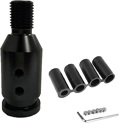 Larlansz Universal Gear Shift Knob Adapter, Shifter Knob Adapter for Non-Threaded Shifters M12x1.25
