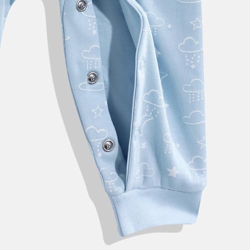Image of Mothercare Girls Autumn Charm Printed Full Sleeve All-In-One Romper | Soft Cotton Jumpsuit Bodysuit for Baby & Toddler | (Pack of 2)